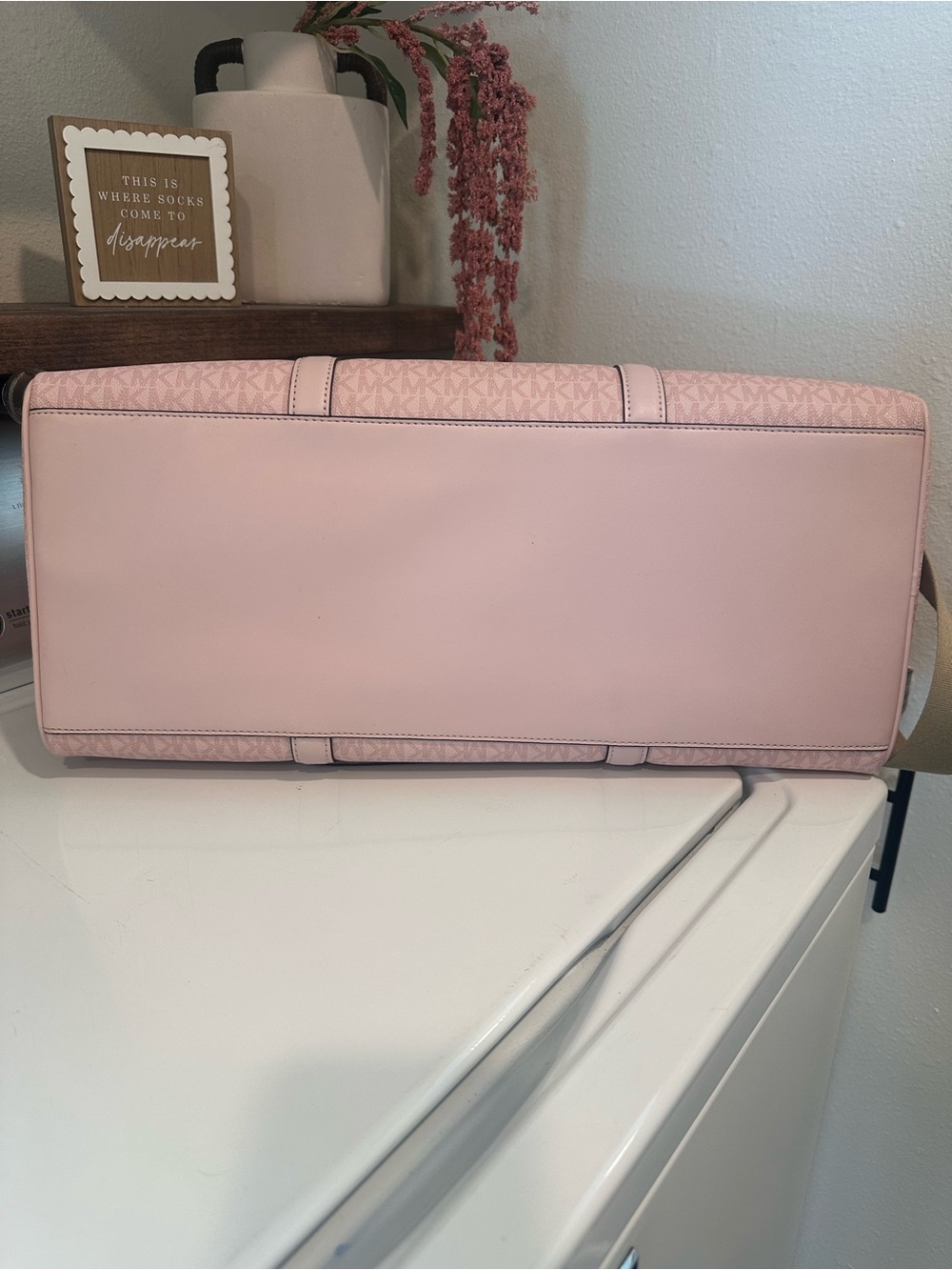 Michael Kors Jet Set Large XL Weekender Bag Pink - Picture 9 of 11